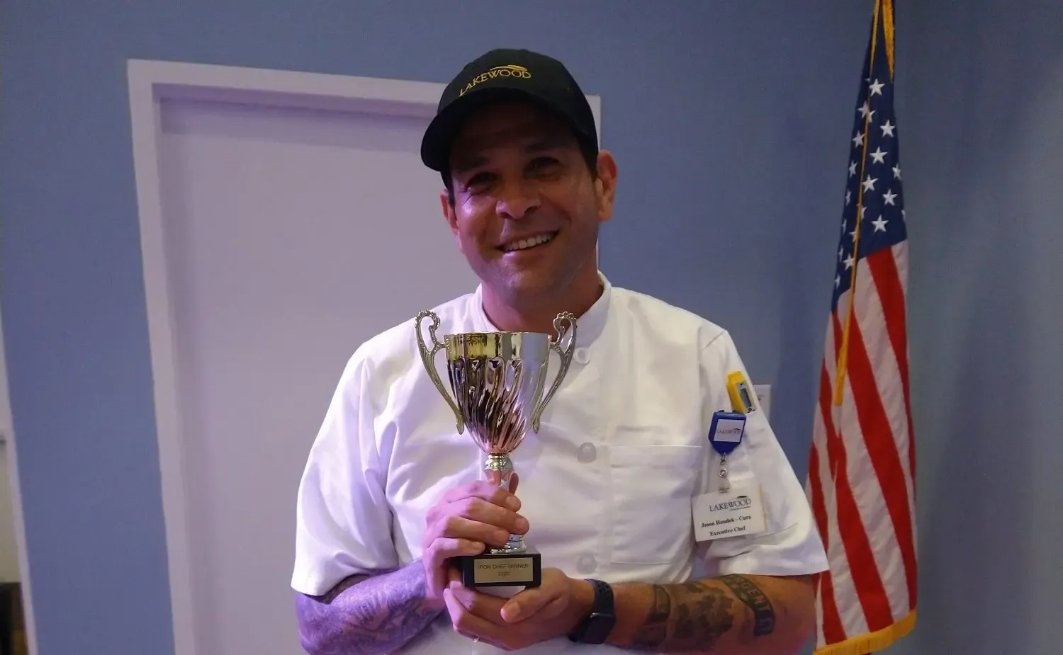 jason holding and award