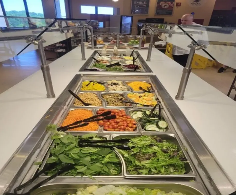 salad bar at jefferson hospital